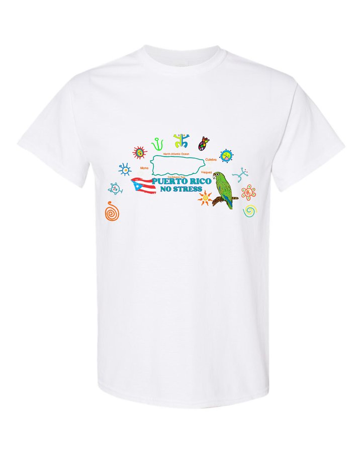 Camiseta Abanico de Diseños Taínos