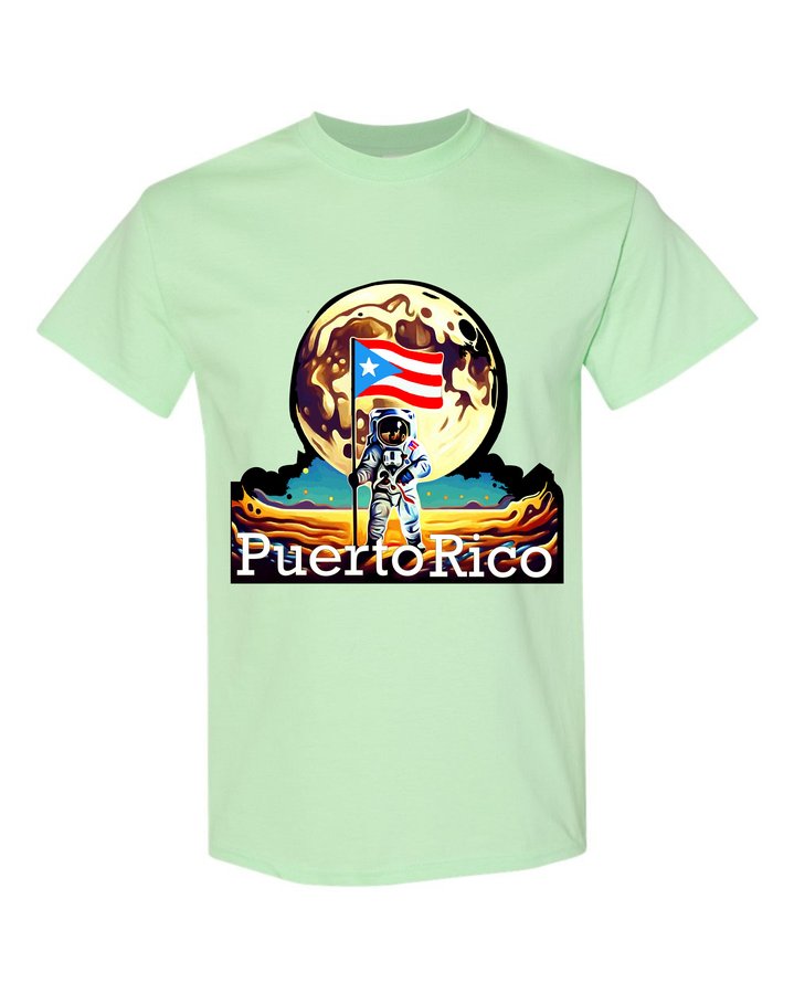 Camiseta Boricua en la Luna