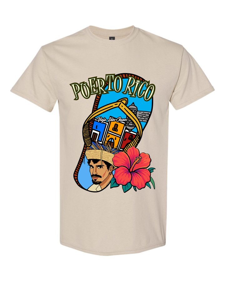 Camiseta Chancla Flor de Maga