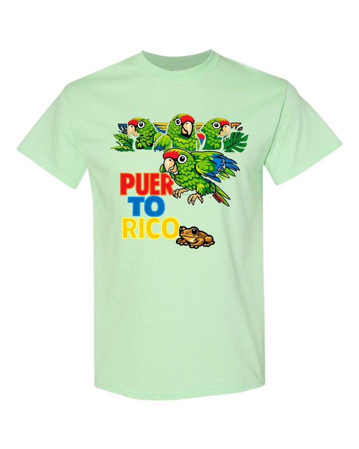 Camiseta Cotorra Puerto Rico