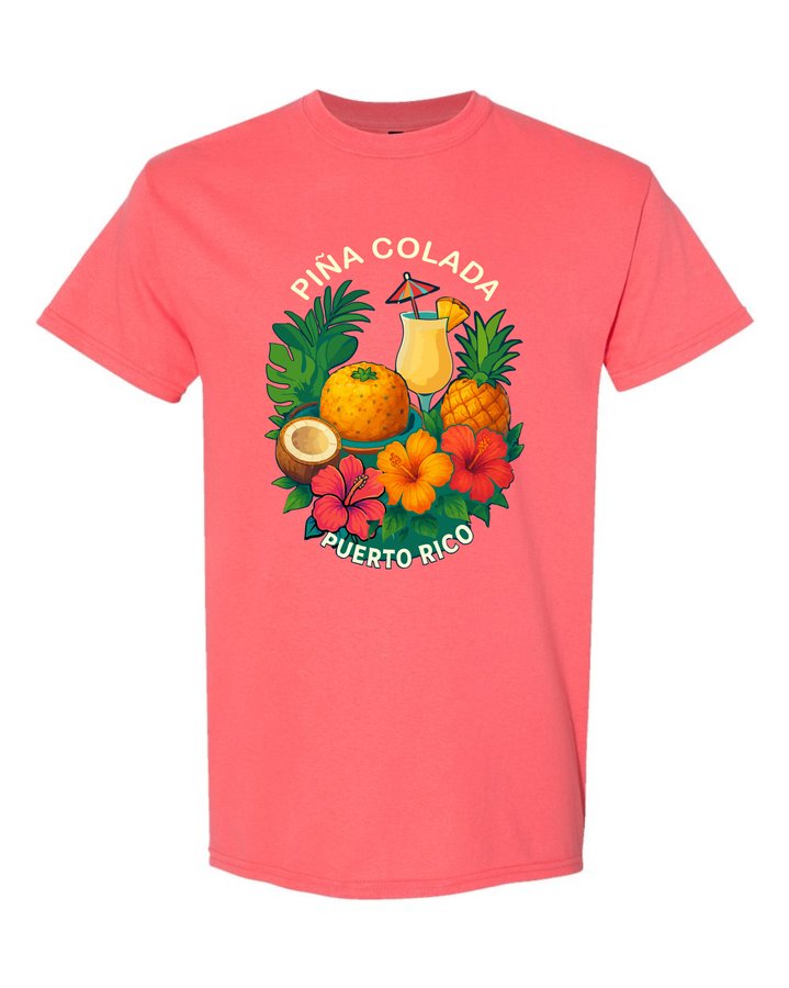 Camiseta Piña Colada Floral