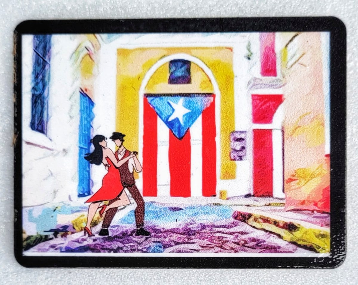 Imán Salsa Puerto Rico Nights
