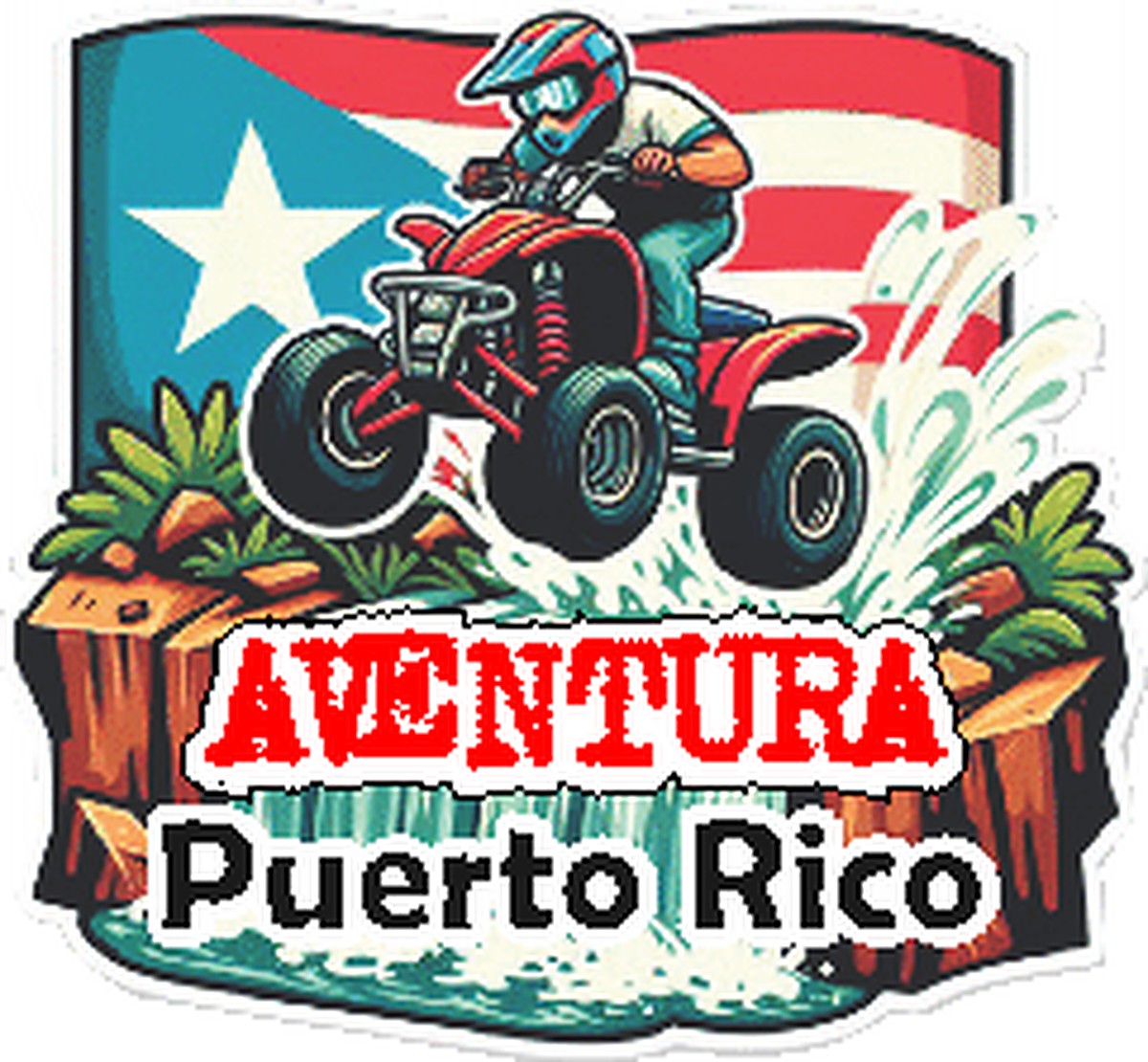 Sticker Aventura ATV Puerto Rico