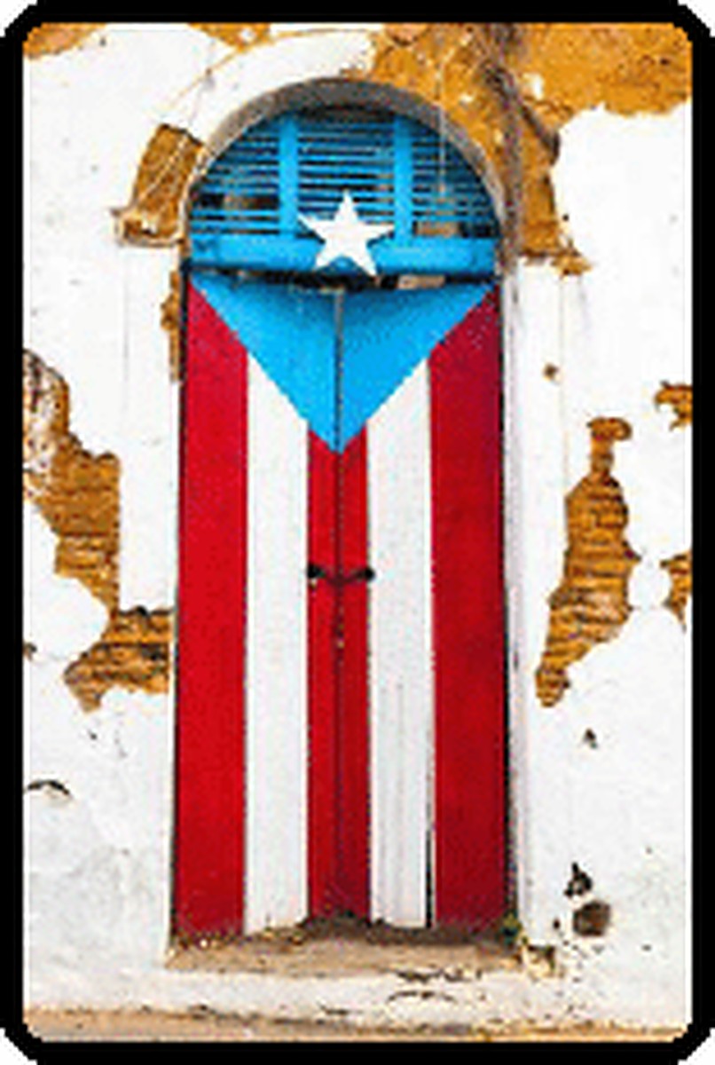 Sticker Bandera en Puerta de San Juan