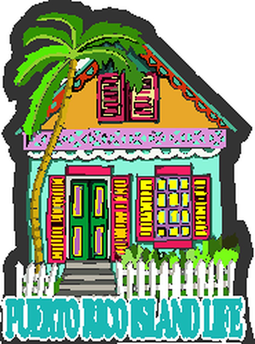 Sticker Casita Island Life