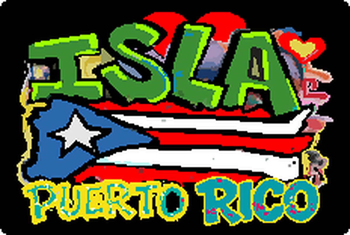 Sticker Coquí con Bandera