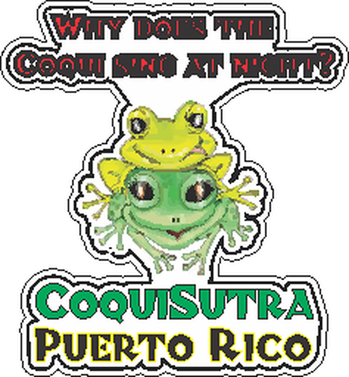 Sticker Coquisutra Puerto Rico