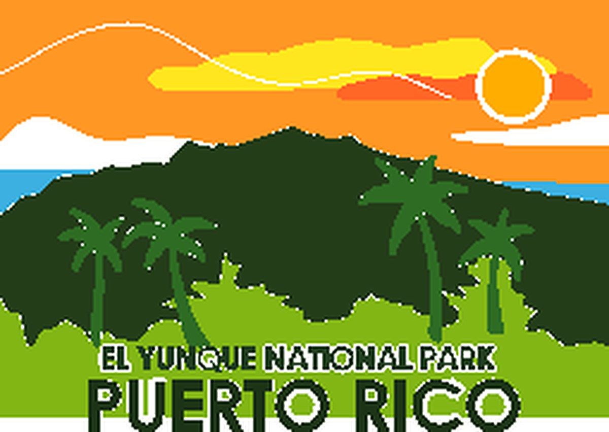 Sticker El Yunque National Park