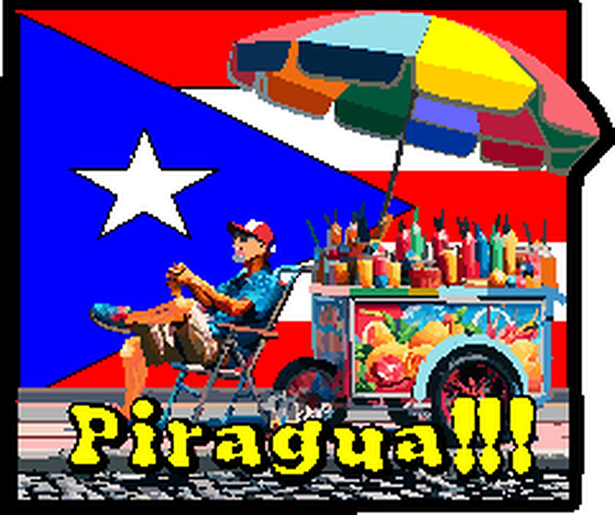 Sticker Puesto de Piragua