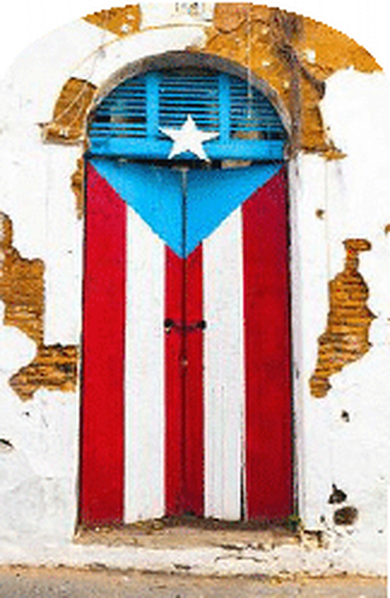 Sticker Puerta Azul de San Juan