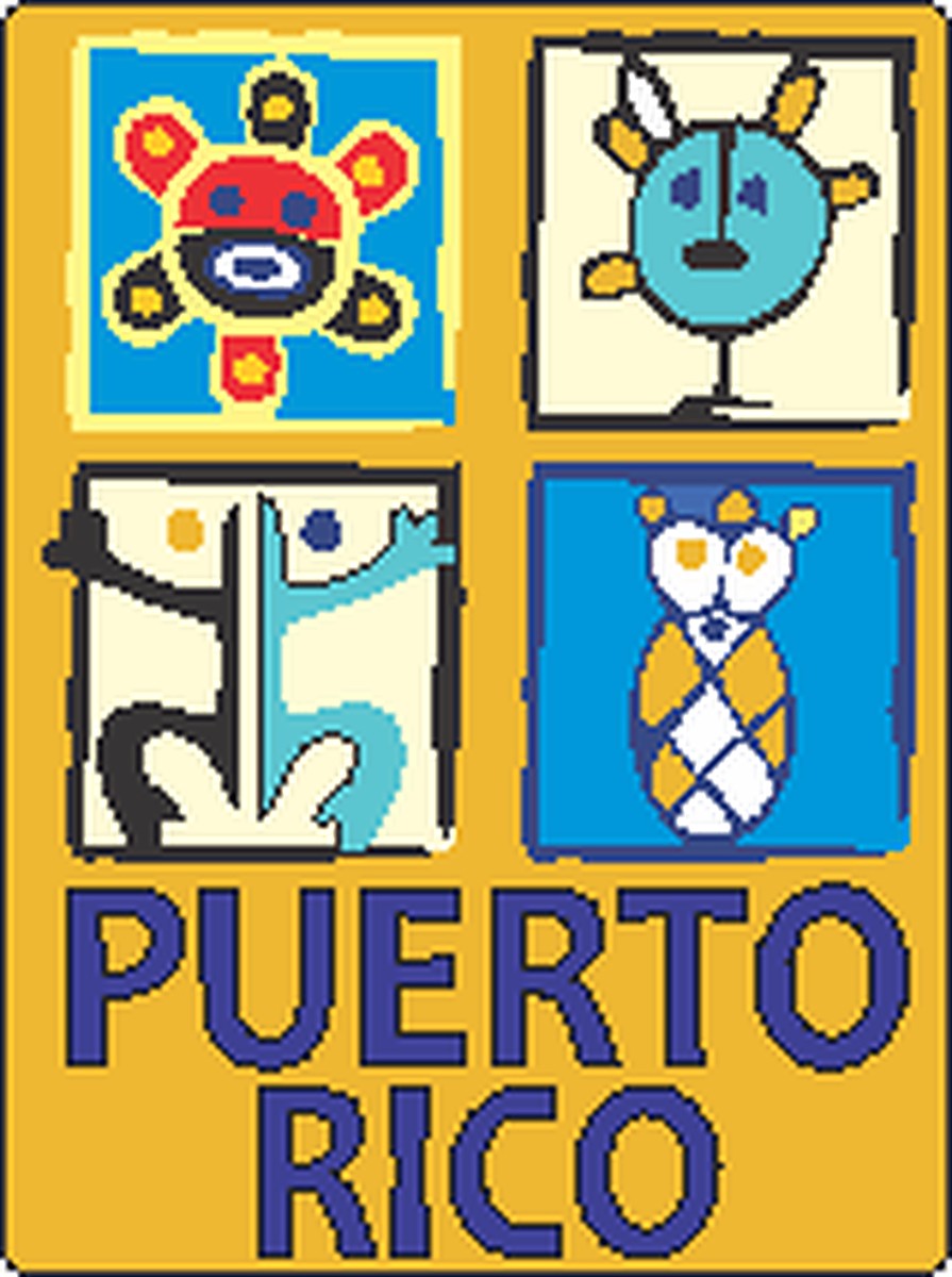 Sticker Símbolos Taínos Cuadros